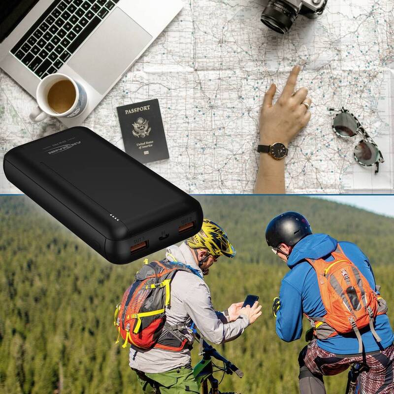 Ansmann Powerbank 20000mAh Akku Ladegerät USB-C Zusatzakku 467g kompakt mobil - 4013674187195