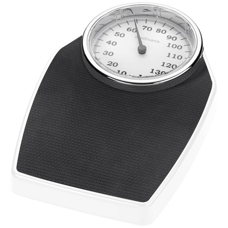 Medisana Personenwaage analog Gewichtsanzeige 150kg Metall Sicherheitsglas - 4015588404610