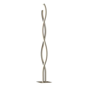 B-Ware Lucande Stehleuchte Mairia LED Lampe dimmbar Aluminium elegante Leuchte 140cm