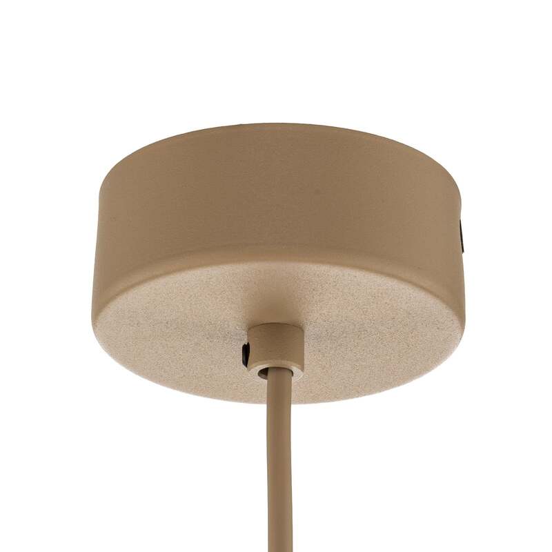 TK Lighting Hängeleuchte Calma 1-flammig LED Pendelleuchte dimmbar Bast Leuchte - 5906135116027