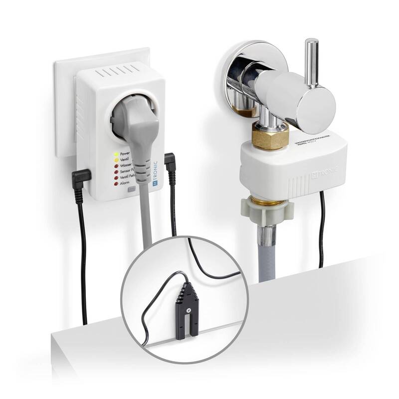 H-Tronic 1114725 Wassermelder mit externem Sensor netzbetrieben Wasserschal818 - 4260003174252