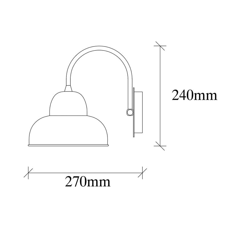 Opviq Wandleuchte Berceste 180-A Wandleuchte Lampe gold Wandmontage - 8681875546149