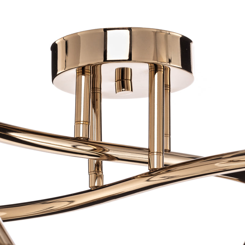 Lucea Deckenstrahler Spotte Deckenlampe Lampe gold 4-flammig Leuchte GU10 - 8698525602230