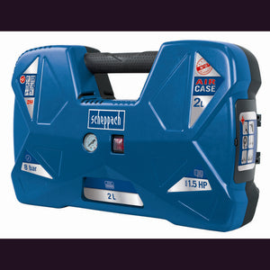Scheppach Druckluft-Kompressor Aircase 2L 8 Bar 180L/Min Handwerkzeug Mobilität