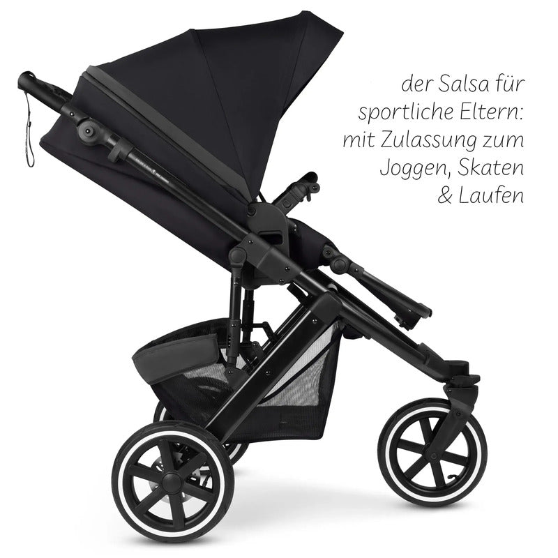 ABC Design Kinderwagen Buggy Salsa 5 Run Sportwagen Joggingwagen schwarz - 4045875176647