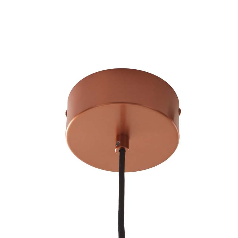 Lucande Hängelampe Hängeleuchte Faelinor LED Pendelleuchte Lampe kupfer Ø 35 cm - 4251911768015