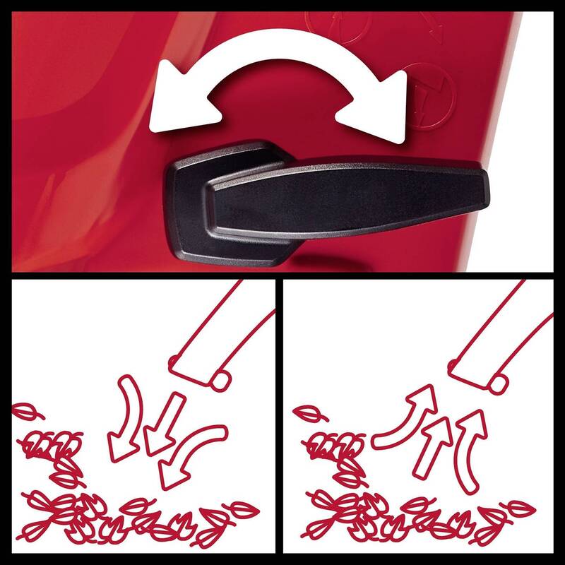 Einhell Elektro-Laubbläser und -sauger GC-EL 3024 E Tragegurt  Räder Gebläse - 4006825658606