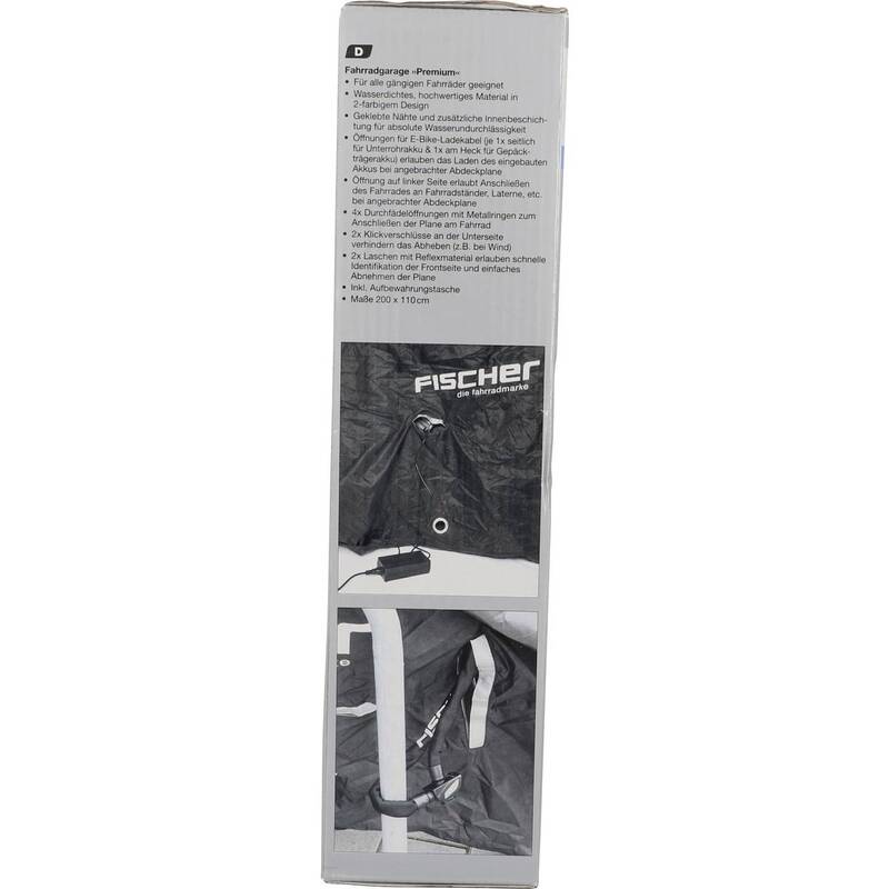 Fischer Fahrrad Fahrradgarage E-Bike Schutz wasserdicht Polyester 220x320mm 1 - 4008153504662