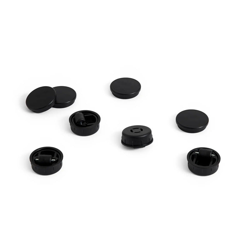 HAY Container Füße Rollen Satz Set Polypropylen PP schwarz Facet für Container - 5710441349938