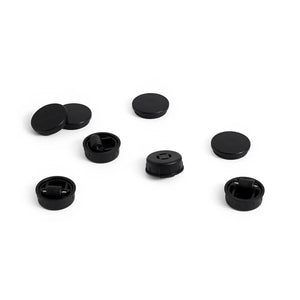 B-Ware HAY Container Füße Rollen Satz Set Polypropylen PP schwarz Facet für Container