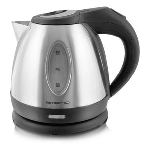 B-Ware EMERIO WK-108079 Wasserkocher schnurlos 1,2 l Edelstahl Schwarz 1500 W