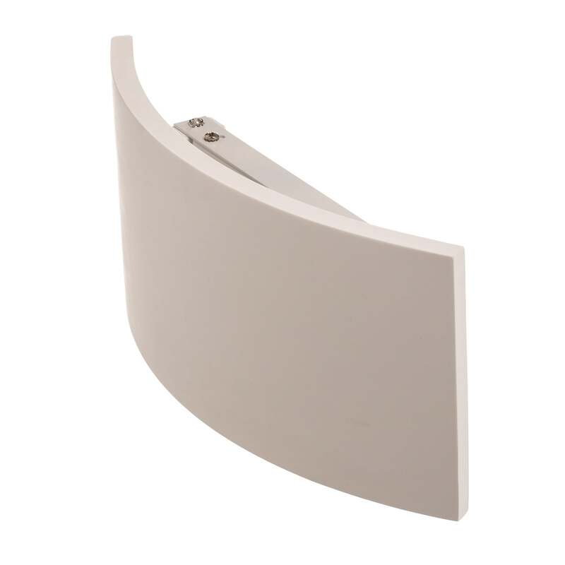 Lindby Wandleuchte Naike LED Wandlampe Gips dimmbar weiß 35x15cm IP20 2-flammig - 4251096524338