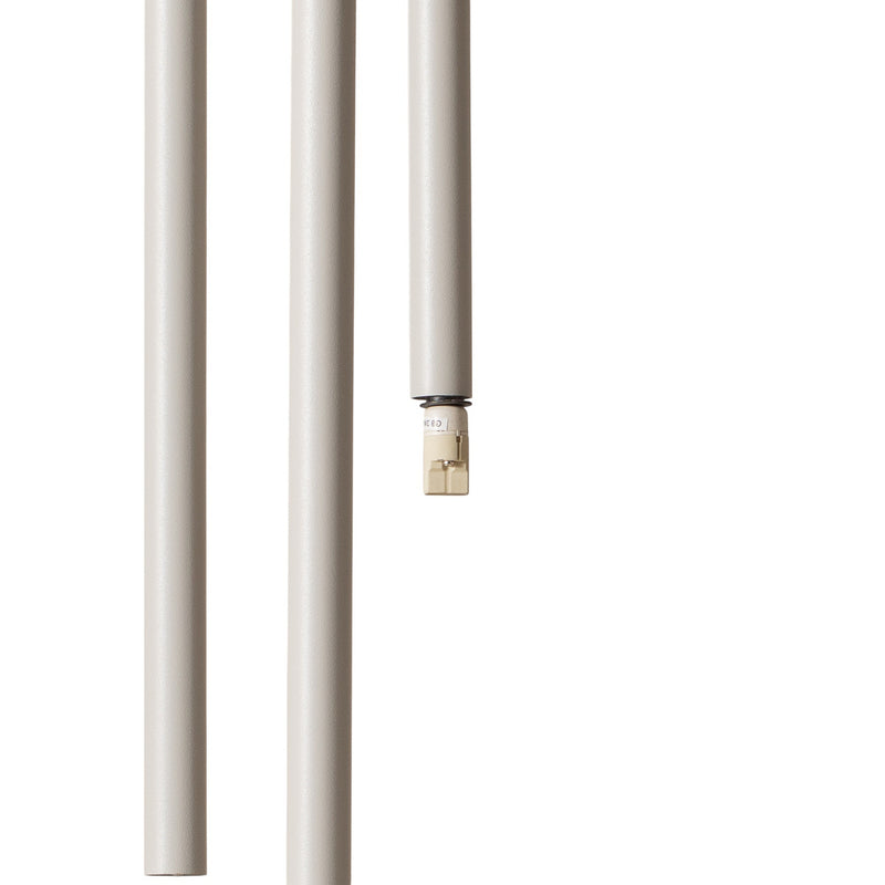 Hängeleuchte Sopel 3 LED Pendelleuchte dimmbar Stahl taupe 3-flammig 50cm Höhe - 5902846811442