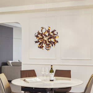 B-Ware Lucande Hängelampe Kaelor ø 46 Cm Kupferfarben Aluminium Hängeleuchte Leuchte