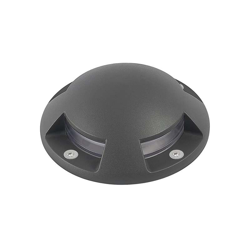 Lindby LED-Bodenstrahler Huban Gartenleuchte anthrazit 4-flammig IP67 15cm - 4251911705997