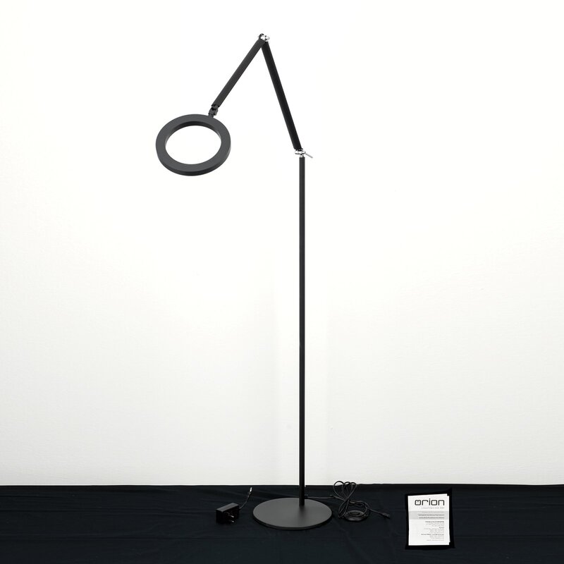 Ringo Stehlampe Bodenlampe LED schwarz Metall dimmbar verstellbar Lampenschal504 - 9003090277599