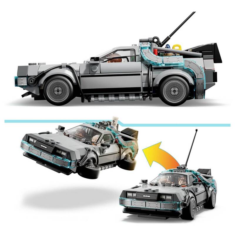LEGO Bausatz Set Zeitmaschine Modellauto Zurück in die Zukunft Minifiguren 77256 - 5702018068229