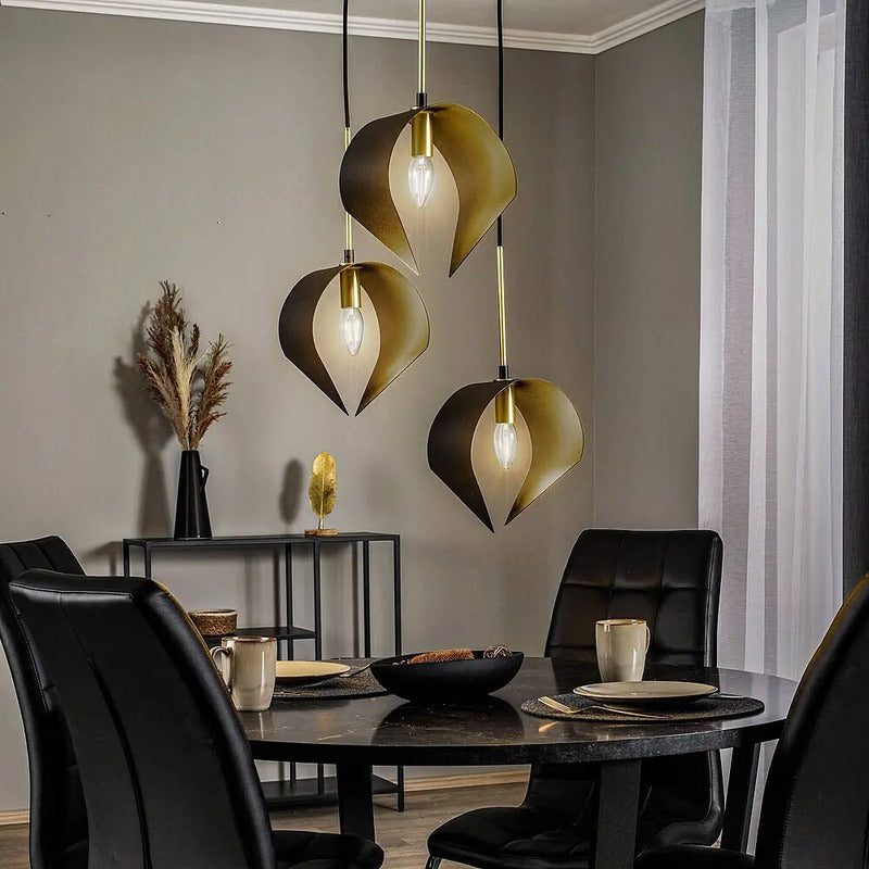 Lucande Mikolay Pendant Light, 3-bulb, Black - 4251911756401