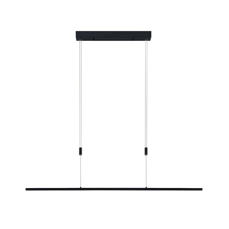 Lucande Pendelleuchte Hängeleuchte Stakato LED dimmbar schwarz 140cm 6-flg. - 4251911718959