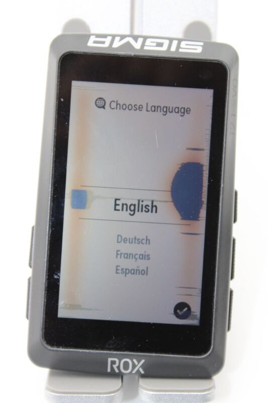 Sigma Fahrrad-Navi ROX 12.1 EVO Bluetooth GPS GLONASS Europa 3 Zoll grau 110g - 4016224010400