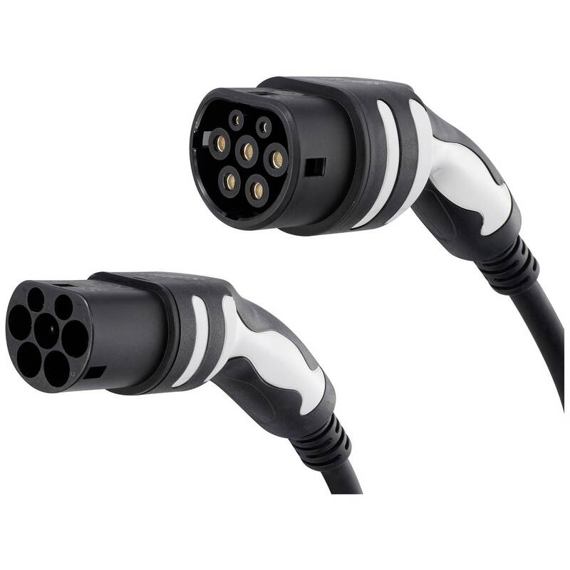Sygonix eMobility Ladekabel Typ 2 5m 3phasig IP65 für Außenbereich 11kW 20A - 4064161292618