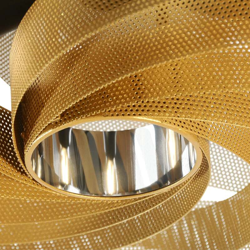 Euluna Deckenleuchte Vento goldfarben Ø 60 cm Deckenlampe Lampe Leuchte Spot455 - 4251911787368