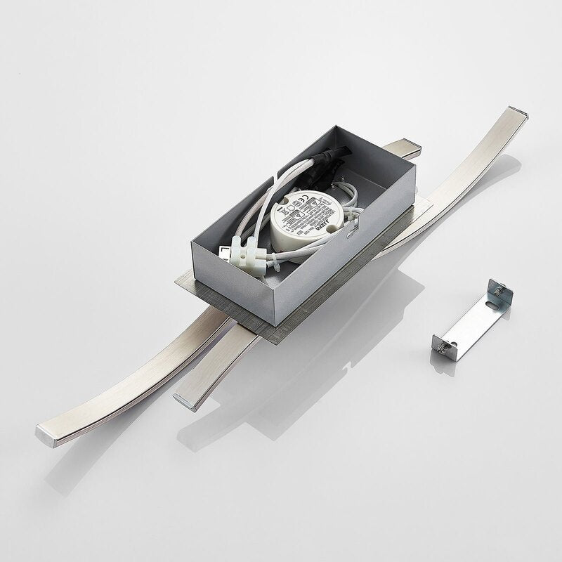 Lindby LED-Wandleuchte Safia in Wellenform Wandleuchte Lampe Leuchte Aluminium - 4251096537185
