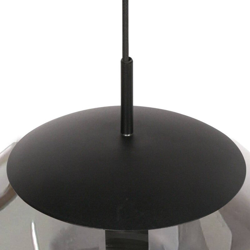 Steinhauer Hängeleuchte Bollique Pendelleuchte Lampe schwarz Ø40cm Rauchglas - 8712746177558