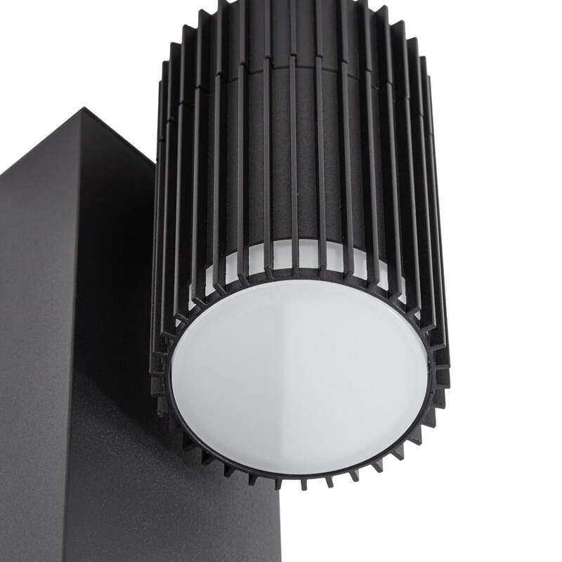 Lindby Wegeleuchte Enerio Gartenleuchte LED Pollerleuchte schwarz 80cm IP44 - 4255830909207
