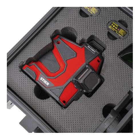STIER Kreuzlinienlaser SKL 3x360° grün Lasergerät Nivelliergerät IP65 50m 100m - 4251709626664