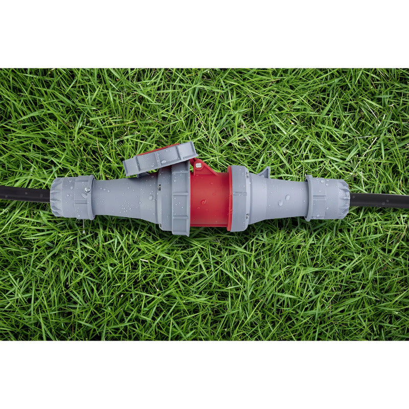 SYGONIX CEE Kupplung Stecker Verbindung Grau IP67 Pilotkontakt Kunststofffrei - 4064161474182