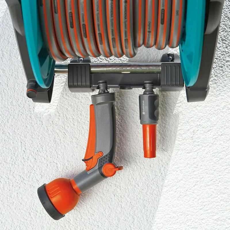 GARDENA Wand-Schlauchtrommel Classic 50 Set Schlauch 20m Gartenbewässerung mobil - 4078500800907