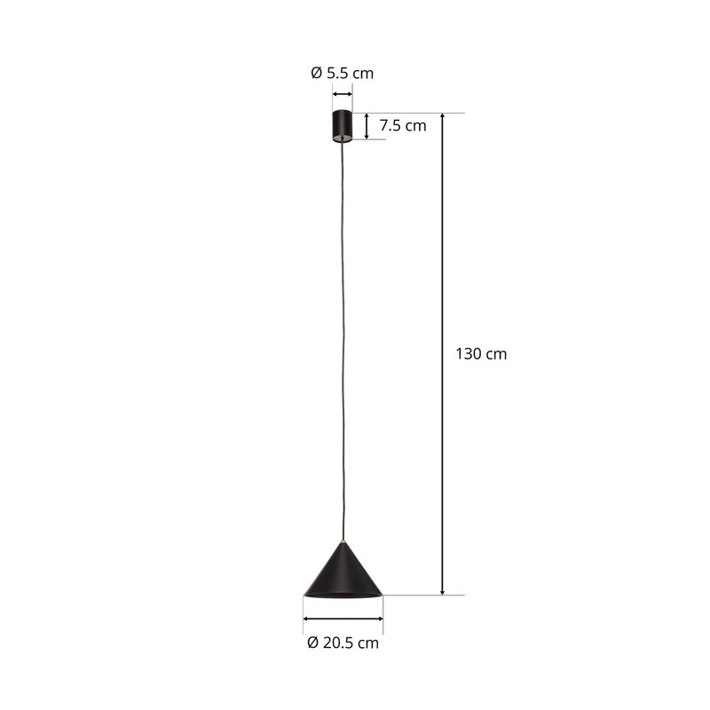 Nowodvorski-Lighting Hängeleuchte Zenith S LED Pendelleuchte dimmbar schwarz - 5903139799690