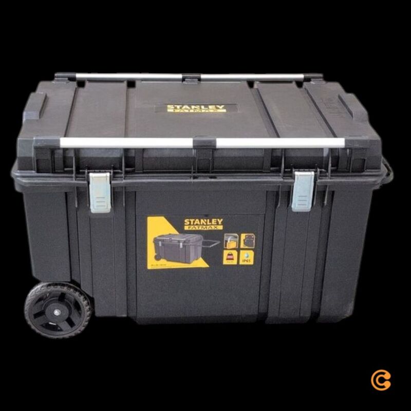 Stanley Mobile Werkzeugbox FatMax 240l IP65 mit 7 Rädern und Teleskopgriff - 3253561755316