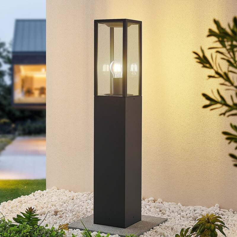 Lindby Peldar Wegeleuchte Gartenleuchte Sockelleuchte E27 in kantigem Design14 - 4251911704372