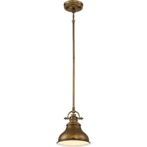 B-Ware Elstead Hängeleuchte Emery Hängelampe Deckenlampe Lampe 1-flg. messing Ø 20,3 cm