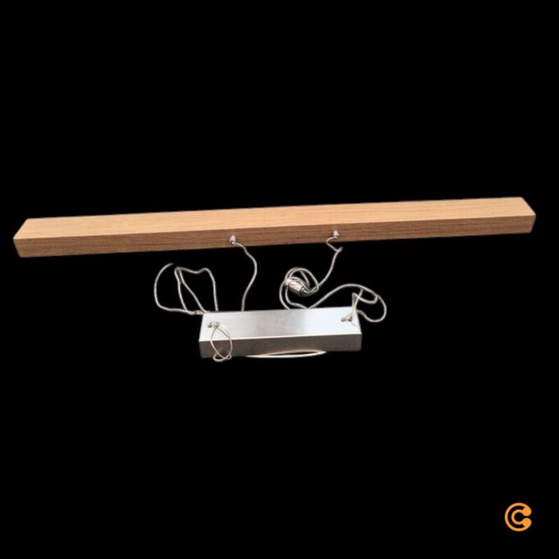 Leuchten Direkt LED-Pendelleuchte Amanda Hängelampe Lampe LED Holzoptik dimmbar - 4043689971199