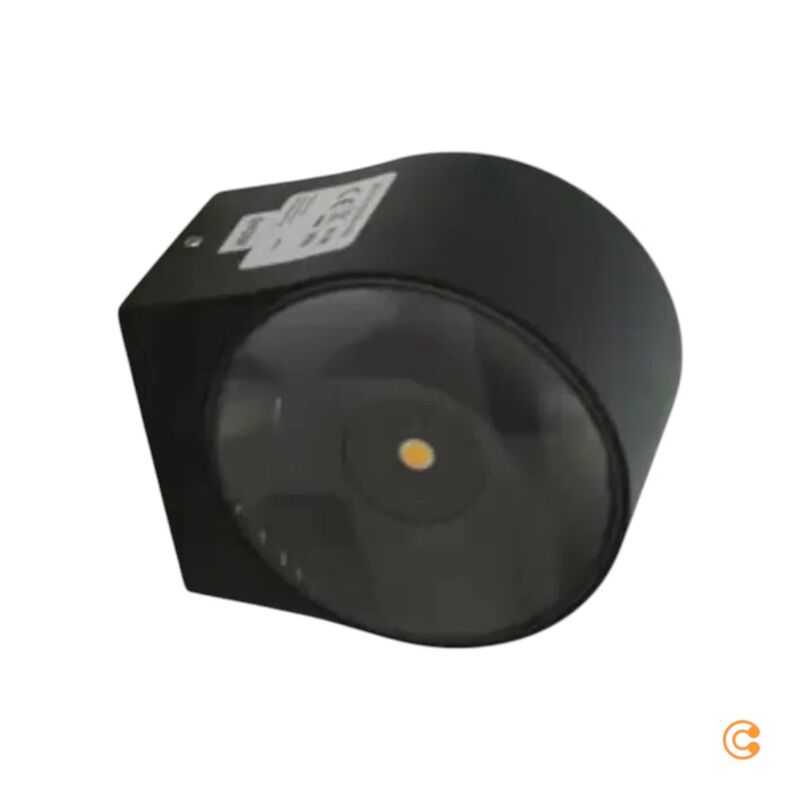 Fabas Luce Außenwandleuchte Wandlampe LED schwarz Kristallglas Aluminium - 8019282518587