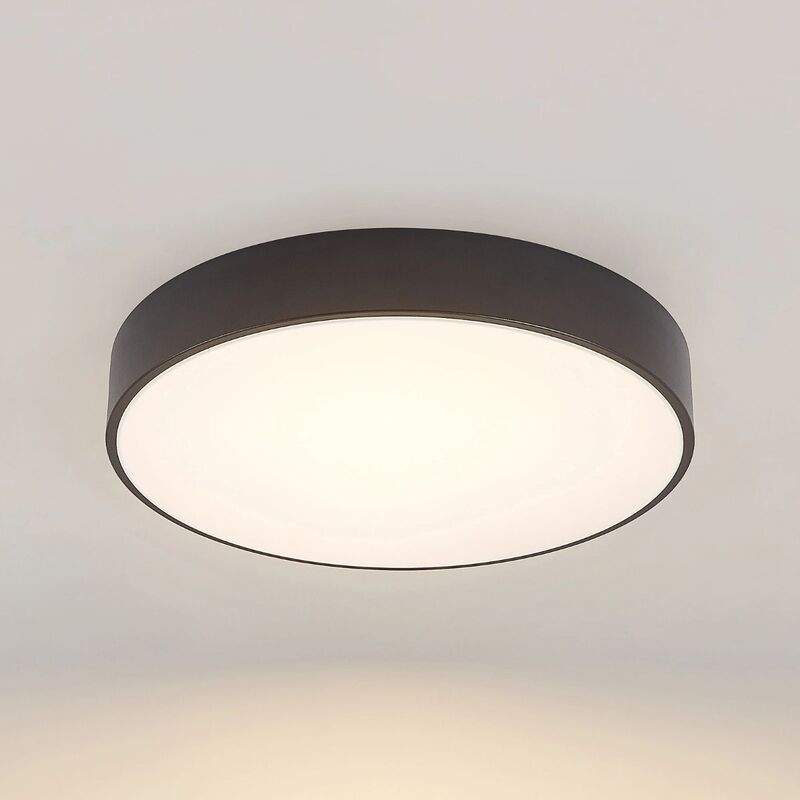 Lindby Deckenleuchte Deckenlampe Milada LED Lampe dimmbar schwarz Ø40cm - 4251096589931