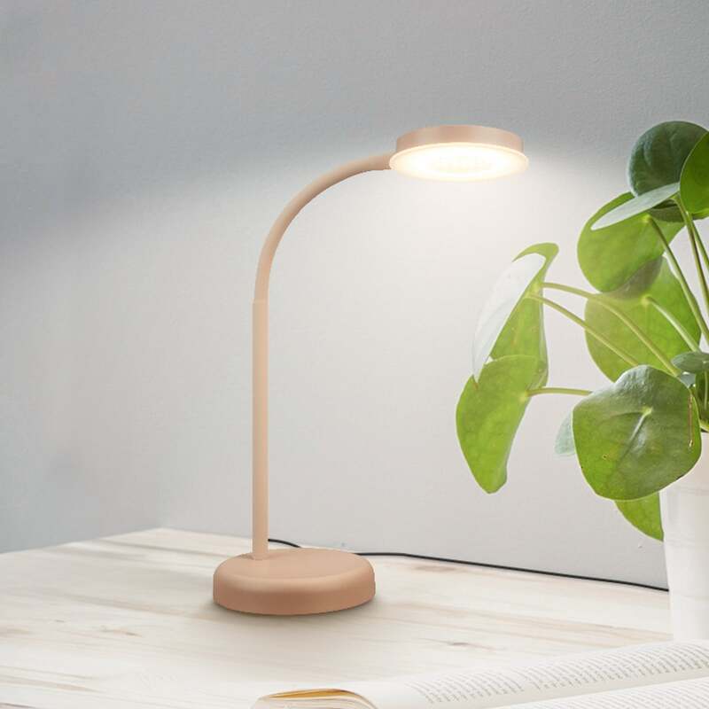 Briloner Tischleuchte Megg LED Lampe dimmbar beige Metall 3000K 55,5cm 800Lumen - 4002707483427