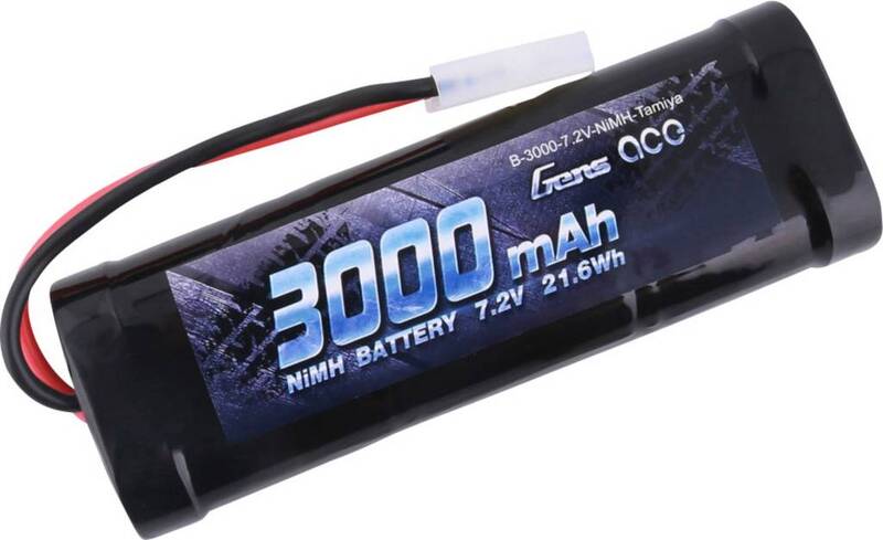 Tamiya Akkupack Akku NiMh 7.2 V 3000 mAh mit 6 Zellen Modellbauakku Akku - 6928493348871