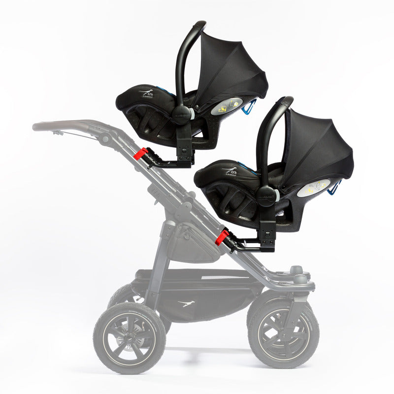 TFK Duo2 Adapter Gruppe 0+ Set für Maxi-Cosi Cybex Joie Nuna schwarz - 4260643474835