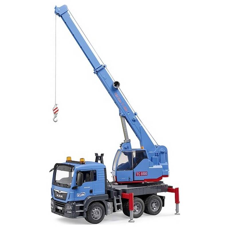 Bruder Baufahrzeug Modell MAN TGS Kran-LKW Fertigmodell Spielzeug ab 3 Jahren - 4001702037710