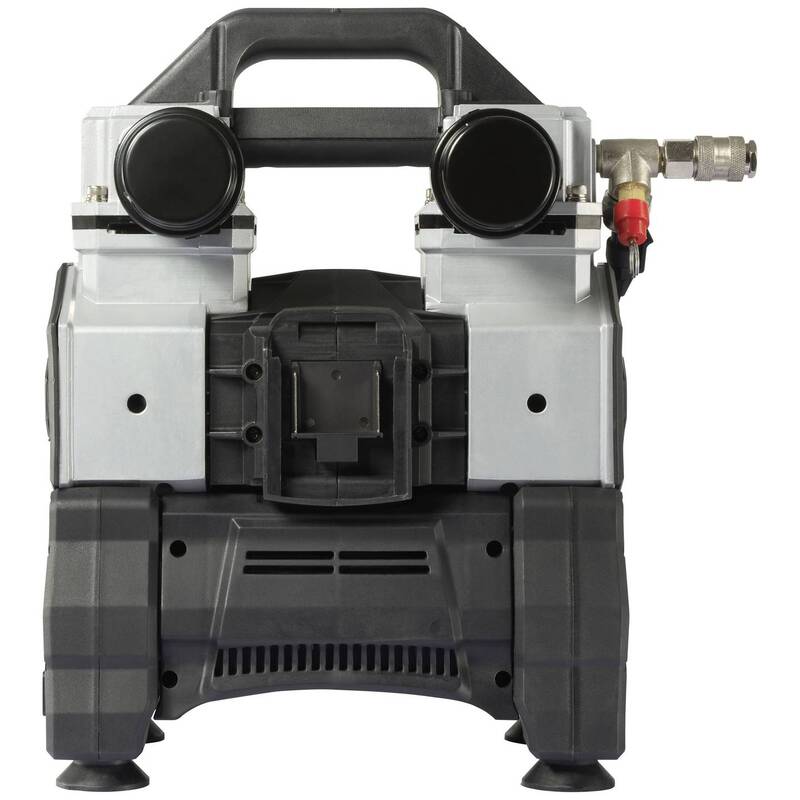 TOOLCRAFT DRUCKLUFT-KOMPRESSOR DC18V 500W 65l/min 9bar 2 Zylinder mobil kompakt - 4064161305509