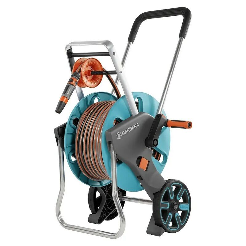 Gardena Schlauchwagen Schlauchwagen Set Aqua Roll M 30m Schlauch große Räder - 4078500047593