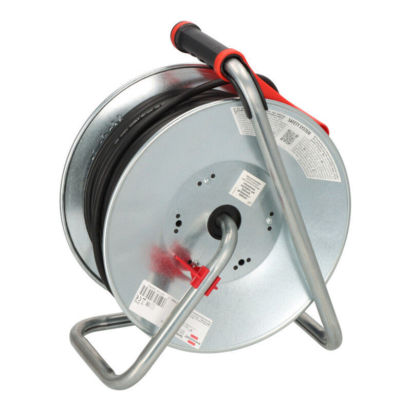 Brennenstuhl Kabeltrommel Garant S 50m IP44 Gummi schwarz für Garten und - 4007123009305