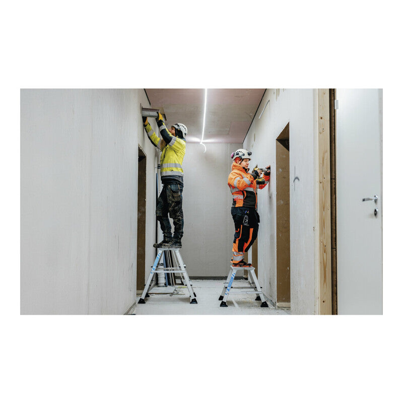 Zarges Arbeitspodest XLstep P 2x4 Stufen stabil und beidseitig begehbar 150kg - 4003866401031