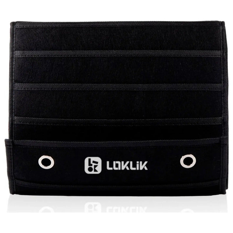 Loklik Rollenhalter Vinyl Roll Holder Schwarz 24 Fächer für Bögen und Rollen - 6976230006430