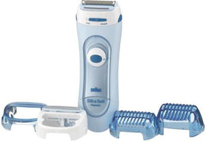 B-Ware Braun Silk-épil LS 5160 Damenrasierer blau abwaschbar Wet & Dry 100% wasserdicht