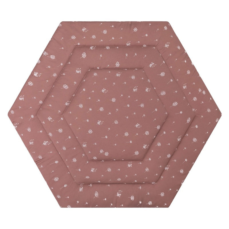 Fillikid Krabbeldecke Pusteblume Rosa Spieldecke Babydecke weich Blumen 125 cm - 9120135196315